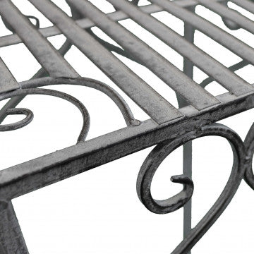 Set 3 fioriere metallo acciaio verniciato bianco ossidato altezze 72-62-52 cm