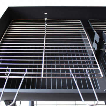 Barbecue à charbon Wisconsin avec structure en acier peint en noir