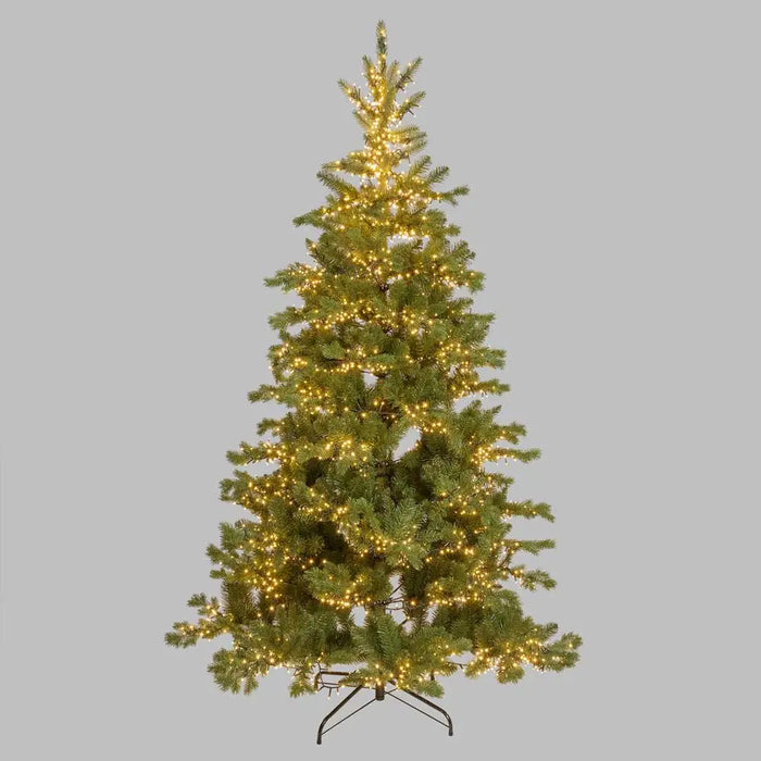 Albero di Natale Abete Alpino 1000Led PVC+PE Verde H210