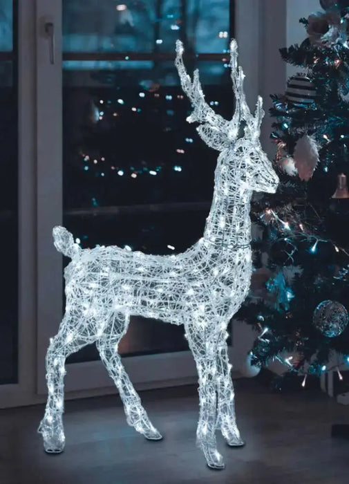 Renna 3D Acrilico Soft Lampara LED de Diseño Moderno, Iluminación Colgante