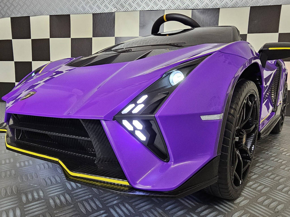 Auto Elettrica per Bambini Lamborghini Auténtica 12 V – Viola
