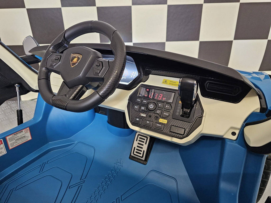 Auto Elettrica per Bambini Lamborghini Sian 24 V – 2 Posti – Blu