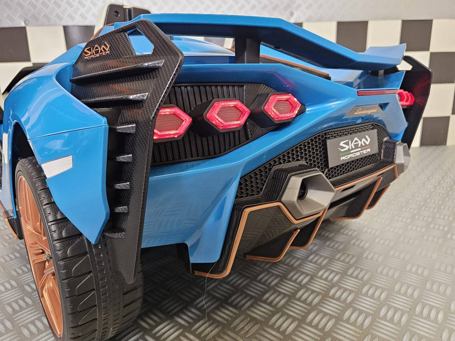 Auto Elettrica per Bambini Lamborghini Sian 24 V – 2 Posti – Blu