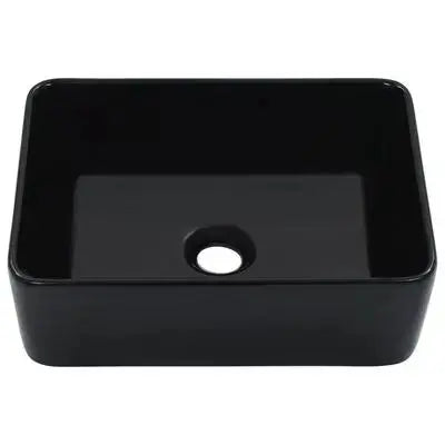 Lavandino 40x30x13 cm in Ceramica Nero  Hobby Shop Solution   