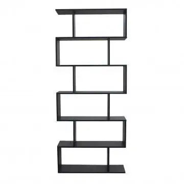 Libreria Alana Antracite, 80x23,5x190,5 Librerie Hobby Shop Solution   