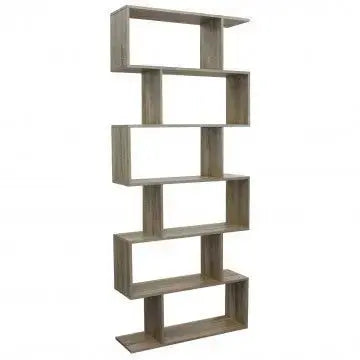 Libreria Alana Naturale, 80x23,5x190,5 Librerie Hobby Shop Solution   