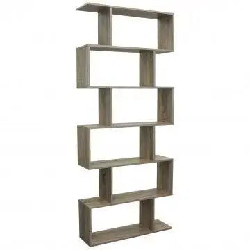 Libreria Alana Naturale, 80x23,5x190,5 Librerie Hobby Shop Solution   