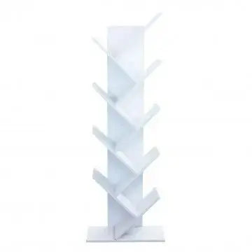 Libreria Ariane Bianca e Naturale: Melammina, 50x25x141,5 Librerie Hobby Shop Solution   