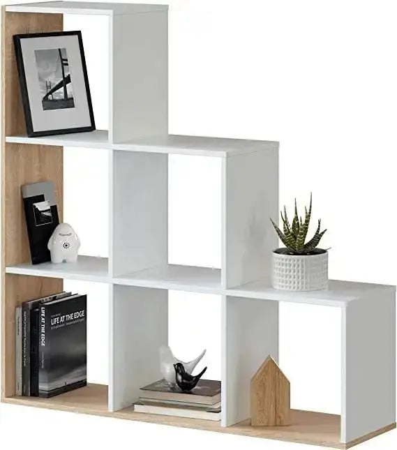 Libreria Box Bianca Lucida con Ripiani e Scomparti Librerie FORES   