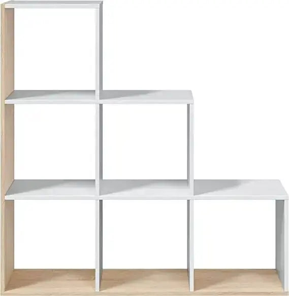 Libreria Box Bianca Lucida con Ripiani e Scomparti Librerie FORES   