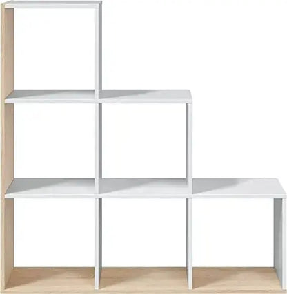 Libreria Box Bianca Lucida con Ripiani e Scomparti Librerie FORES   
