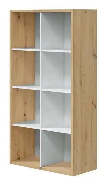 Libreria cubi rovere nodi-bianco Librerie Hobby Shop Solution   