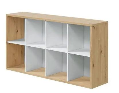 Libreria cubi rovere nodi-bianco Librerie Hobby Shop Solution   