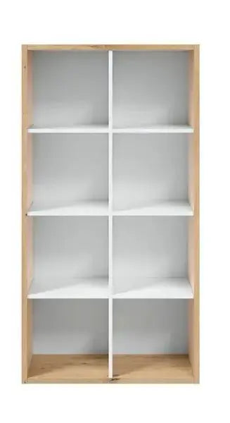 Libreria cubi rovere nodi-bianco Librerie Hobby Shop Solution   