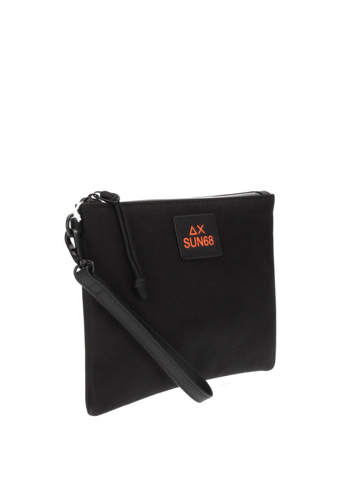 Pochette Everyday In Tessuto Con Chiusura A Zip E Tira Zip 23x16x2 Cm SUN68 Y36111