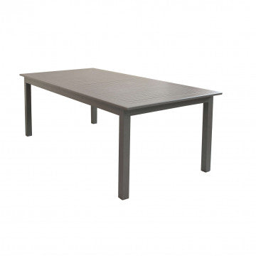 Tavolo allungabile in alluminio verniciato 220/280 x 100 cm
