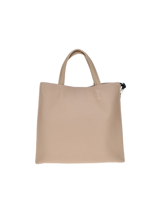 73BS9CI01 Borsa A Mano Blake In Ecopelle Con Chiusura A Cerniera E Tracolla 30x28x14 Cm Elegante