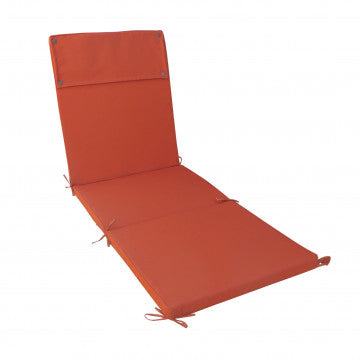 Cuscino lettino sfoderabile poliestere idrorepellente 59x194,5x4 cm