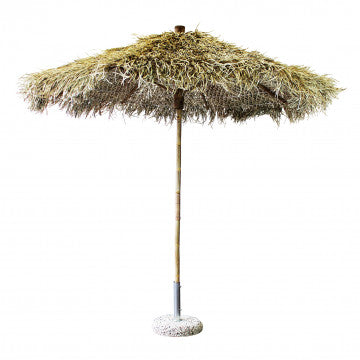 Ombrellone in bamboo con palo Ø 4,2 cm, diametro 250 cm, altezza 240 cm