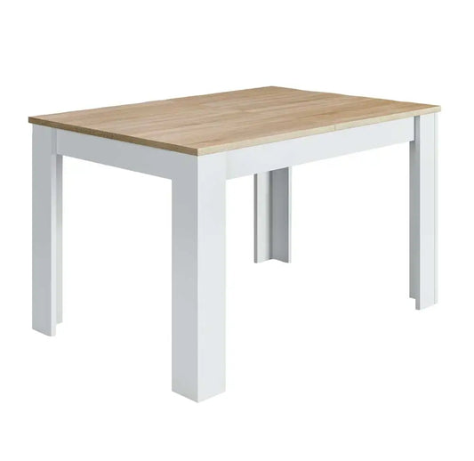 Tavolo allungabile 90x140/190 cm in rovere alaska e bianco artik