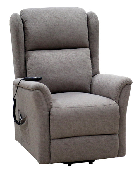 Poltrona relax 2 motori meccanismo elettrico cm.72x86x110h Poltrone massaggianti Hobby Shop Solution TORTORA  