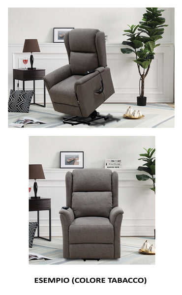 Poltrona relax 2 motori meccanismo elettrico cm.72x86x110h Poltrone massaggianti Hobby Shop Solution   