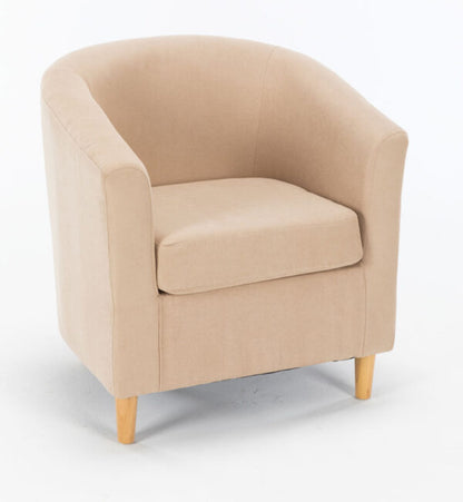 Poltroncina Maja in tessuto Enjoi 70x63x68h Poltrone Hobby Shop Solution BEIGE  