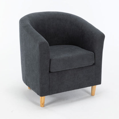 Poltroncina Maja in tessuto Enjoi 70x63x68h Poltrone Hobby Shop Solution GRIGIO SCURO  