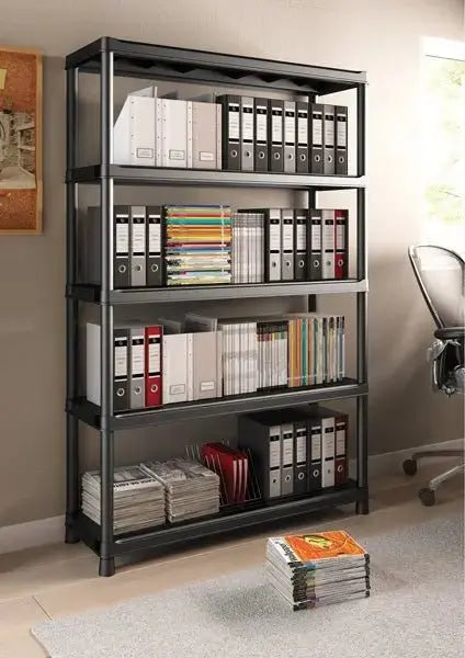 MOBILE PLUS SHELF 5 RIP.90X40X182H Scaffali e armadietti per supporti multimediali KETER   
