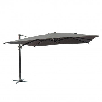 Ombrellone quadrato in poliestere e alluminio 395x395 cm