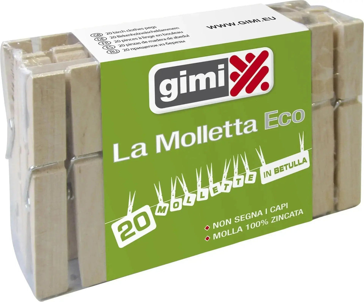 MOLLETTE STENDIB.GIMI 20 PZ.ECO Articoli da casa GIMI-VILEDA   