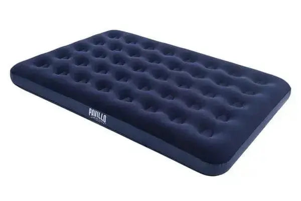 Materasso gonfiabile floccato airbed blu 203x152x22 Materassini ad aria BESTWAY   