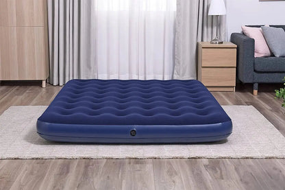 Materasso gonfiabile floccato airbed blu 203x152x22 Materassini ad aria BESTWAY   