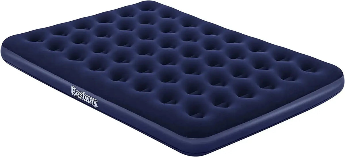 Materasso gonfiabile floccato airbed blu 203x152x22 Materassini ad aria BESTWAY   