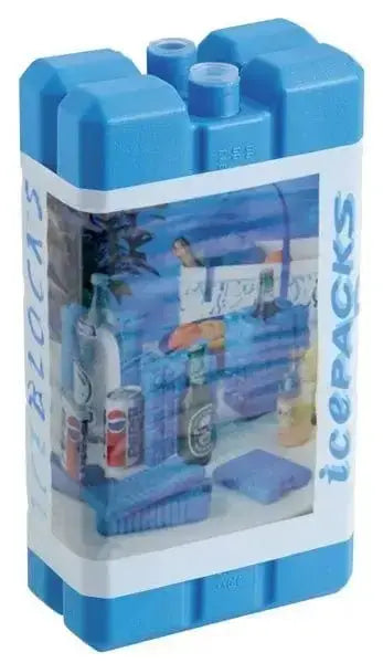 MATTONELLA BLOCK 2X400 GRAMMI per borse termiche, set di due ghiacci sintetici ideali per picnic e conservazione alimenti all'aperto.