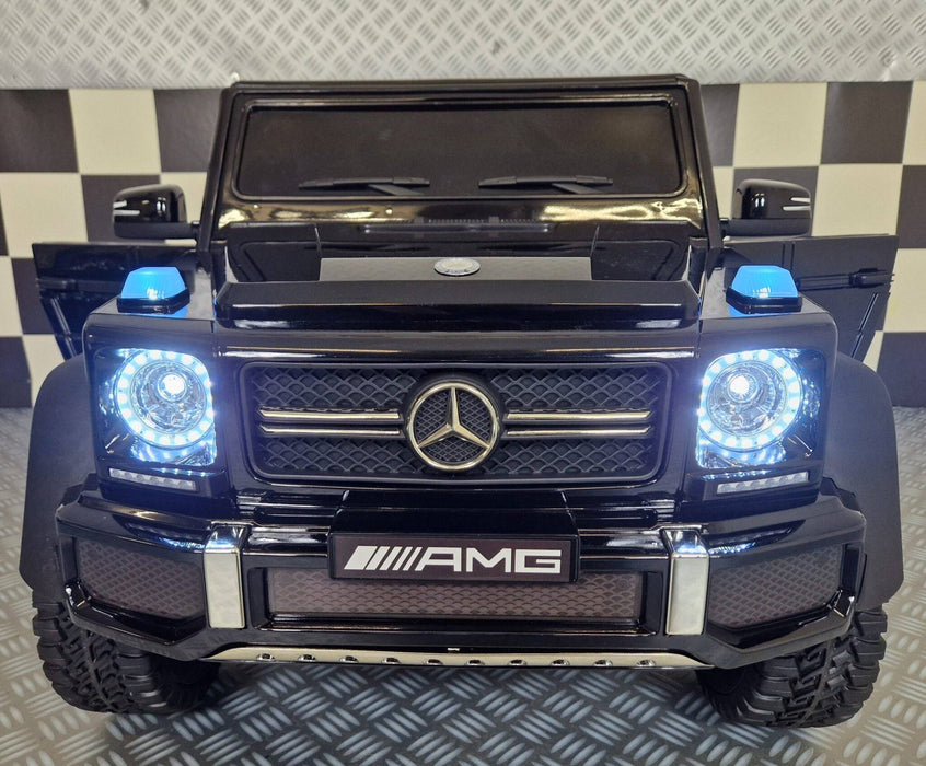 Auto Elettrica per Bambini Mercedes G63 AMG 6×6 12 V – Nero Metallizzato
