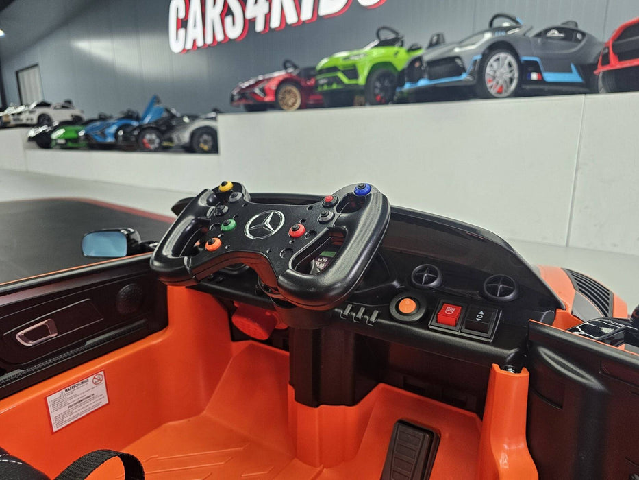 Auto Elettrica per Bambini Mercedes GT3 AMG 12 V – Arancione