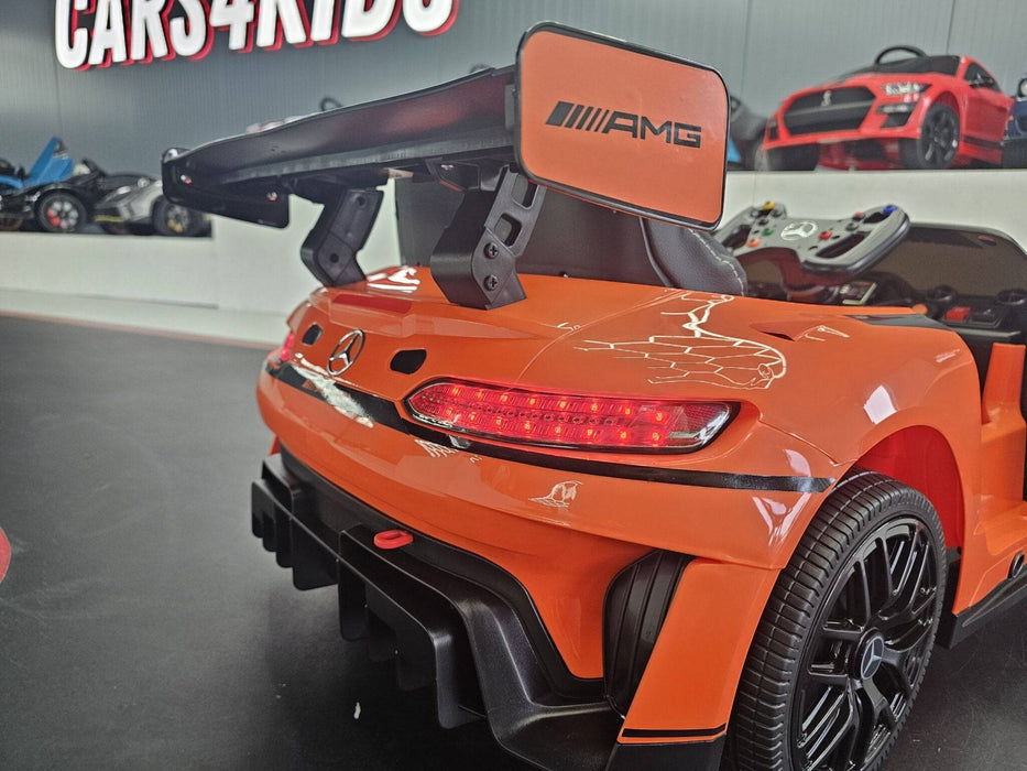 Auto Elettrica per Bambini Mercedes GT3 AMG 12 V – Arancione