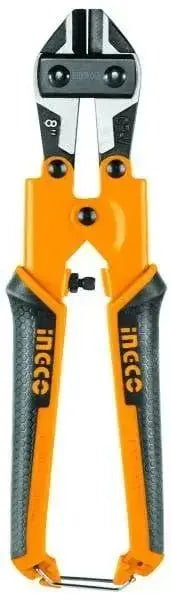 Mini tagliabulloni 8p. Ingco con lama in Cr-V e manico bicolore in TPR per tagli precisi e resistenti. Ideale per utensili professionali.