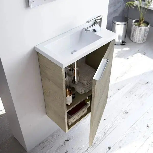 Mobile Bagno Compact Rovere 40X22X58H Set di mobili per bagno FORES   