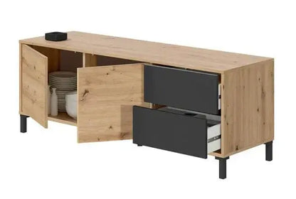 Mobile Basso Tv 2A+2C 130X41X47H Ra Mobili TV FORES   