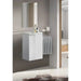 Mobile bagno con lavabo cm.40x22x58h 1anta con sportello laccato bianco Set di mobili per bagno Hobby Shop Solution   