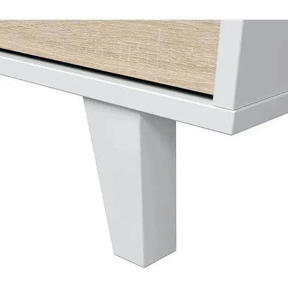 Mobile credenza 3 ante 154x41x75h bianco lucido canadian Buffet e credenze FORES   