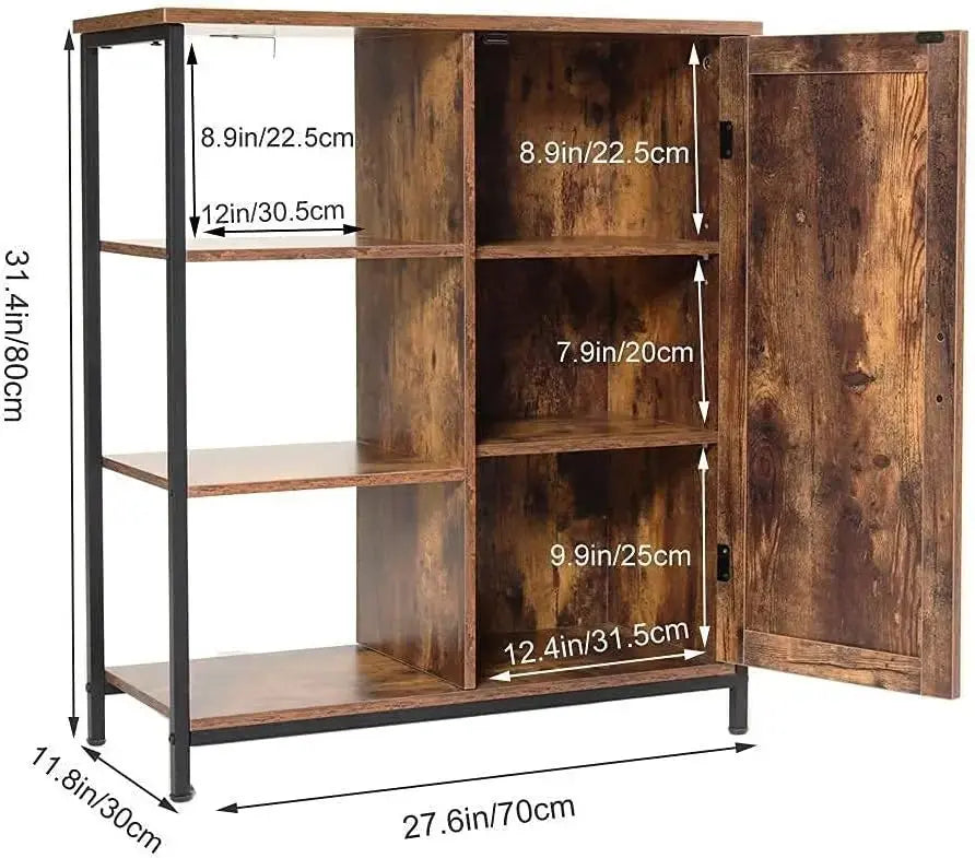 Mobile industrial 1anta + 3ripiani  70x35x80h Set di mobili per cucina e sala da pranzo Hobby Shop Solution   