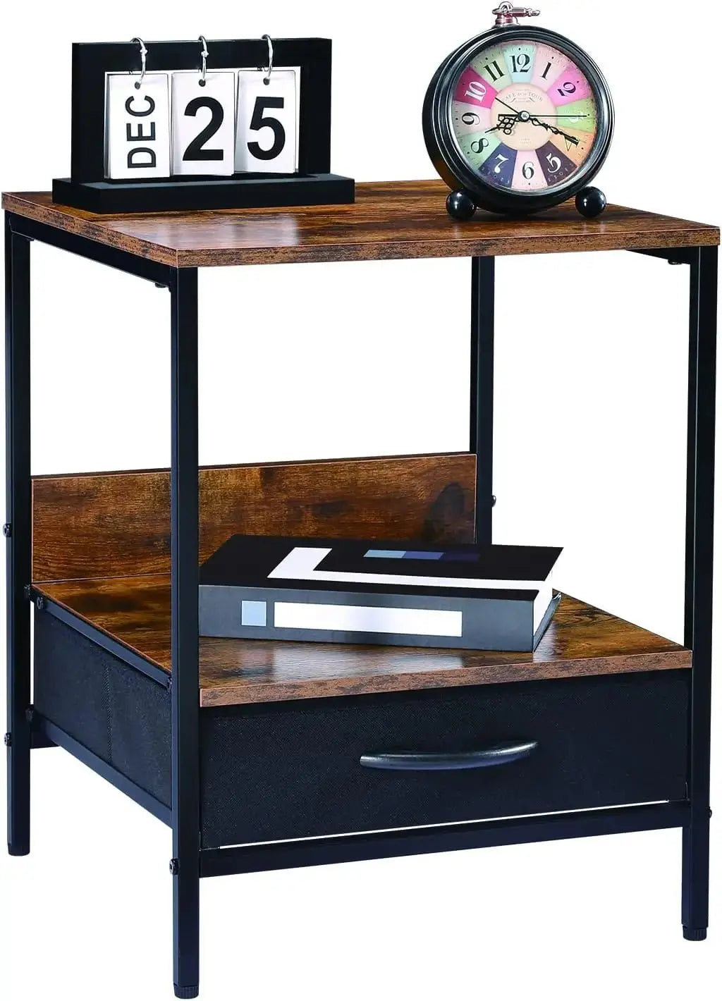 Mobile industrial 1cassetto +1 ripiano 40x35x55h Tavolini da salotto Hobby Shop Solution   