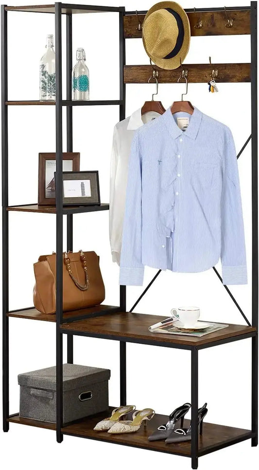 Mobile ingresso industrial  110x40x180h Cassapanche e panche per ingressi Hobby Shop Solution   