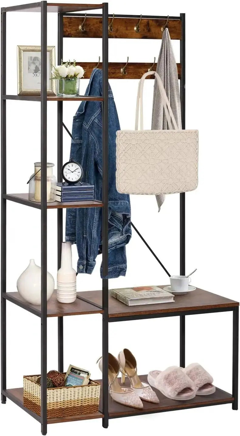 Mobile ingresso industrial  110x40x180h Cassapanche e panche per ingressi Hobby Shop Solution   