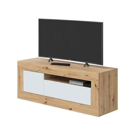Mobile tv 2 ante Rovere Nodi-Bianco Artik Mobili TV Hobby Shop Solution   