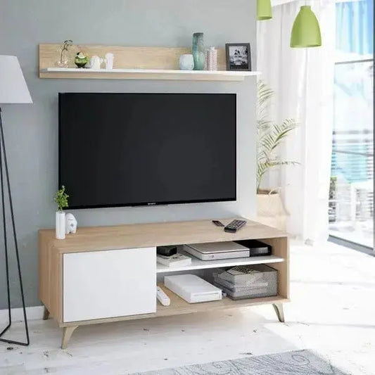 Mobile tv kikua plus 135x40x50h Scaffali e armadietti per supporti multimediali FORES   