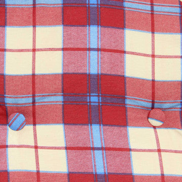 Cuscino poltrona relax cotone 100% con imbottitura spugna gomma piuma